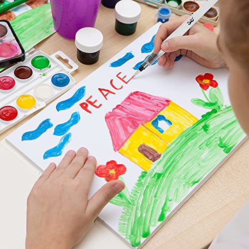 6 PCS, Watercolor Brush Pens, Refillable Watercolor Brush Pens