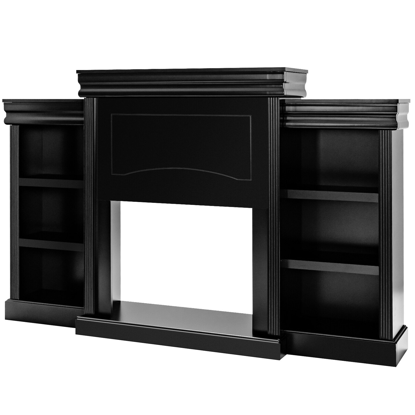 70 Inch Modern Entertainment Center with Bookcase (Only TV stand)