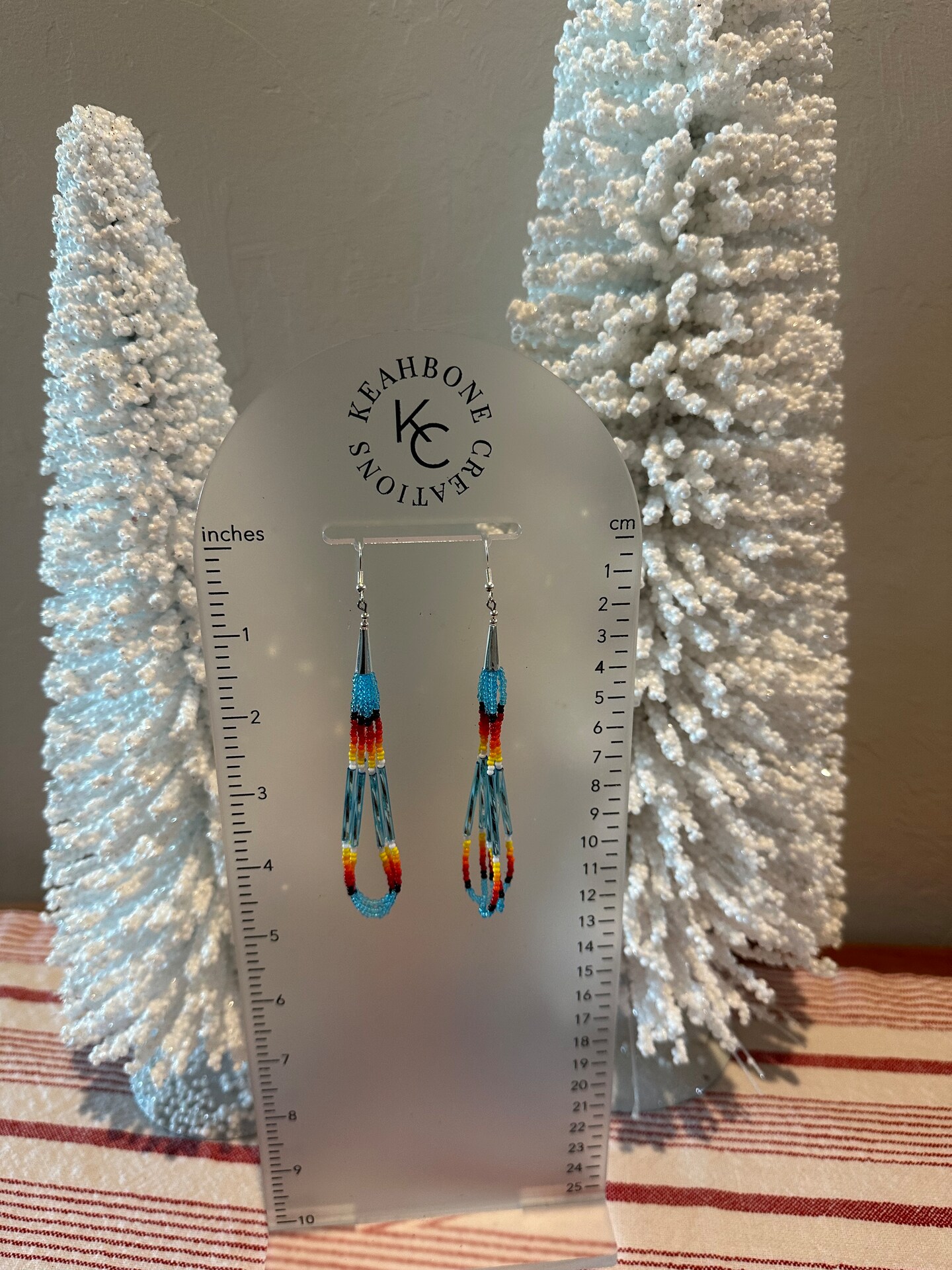 Hearts on Fire | Beaded Fringe Sterling Silver Heart Earrings deals