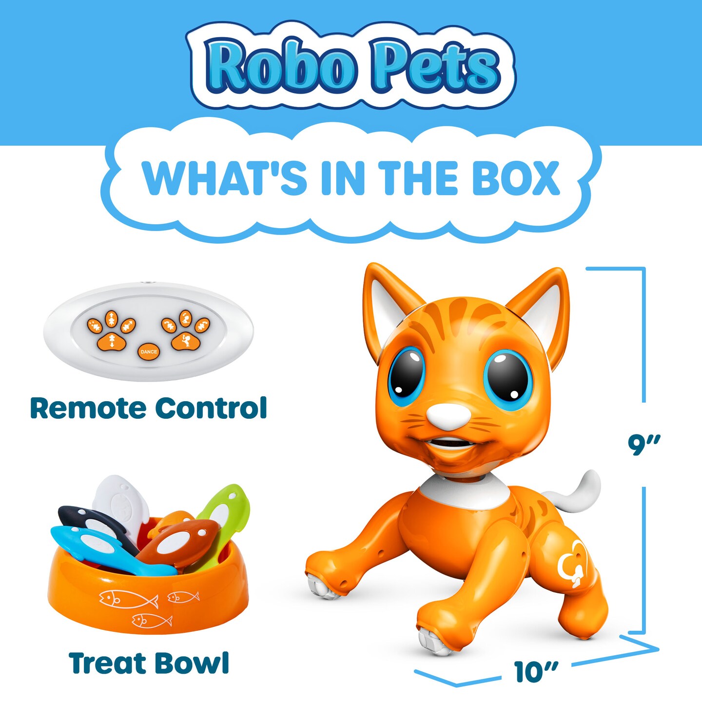 Power Your Fun Robo Pets Cat for Girls and Boys