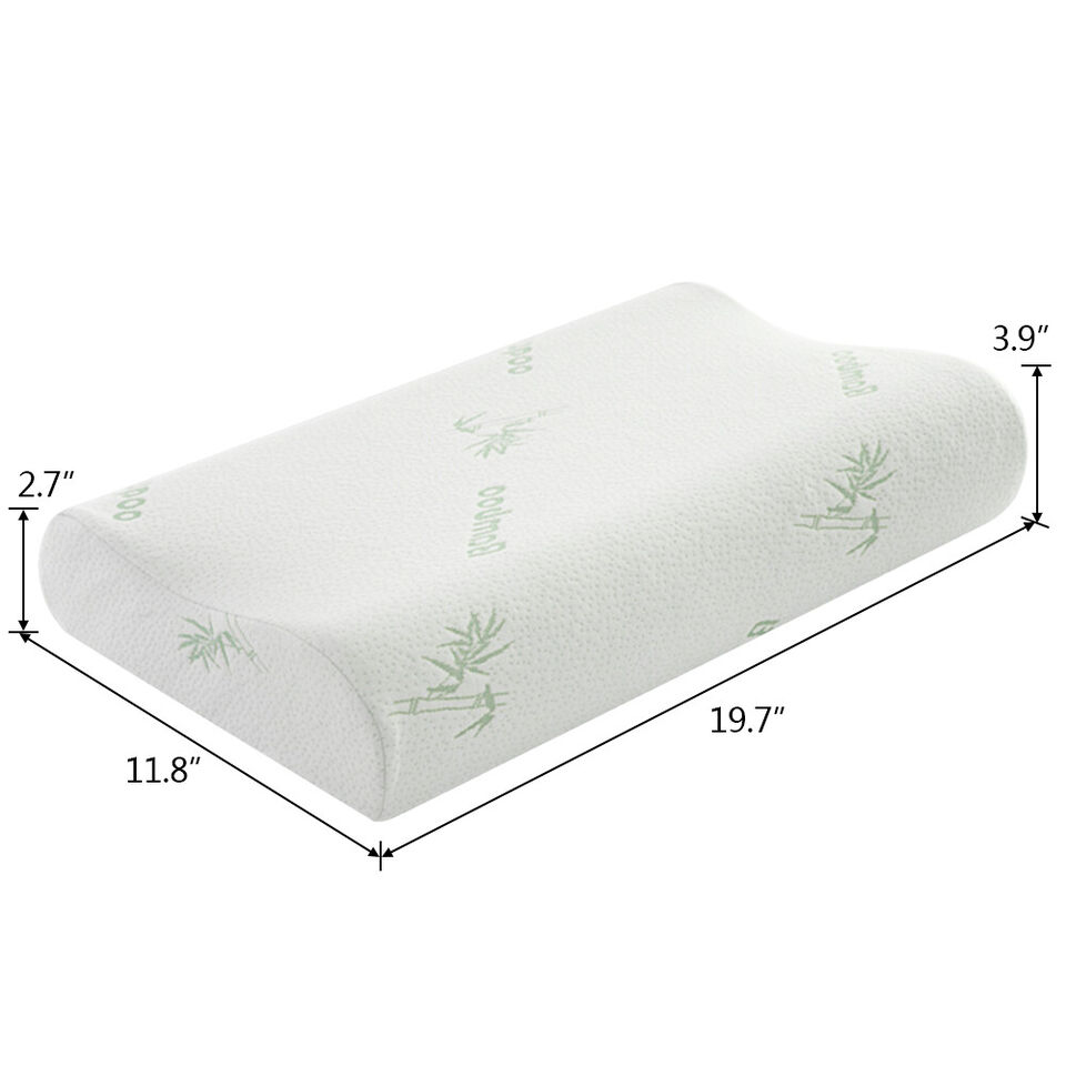Kitcheniva Cooling Gel Orthopedic Soft Contour Neck Pillow With Pillowcase