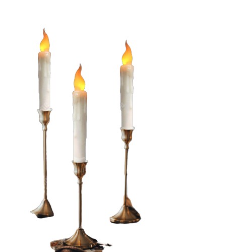 Kitcheniva Flickering Flameless LED Taper Candles 6 Pcs