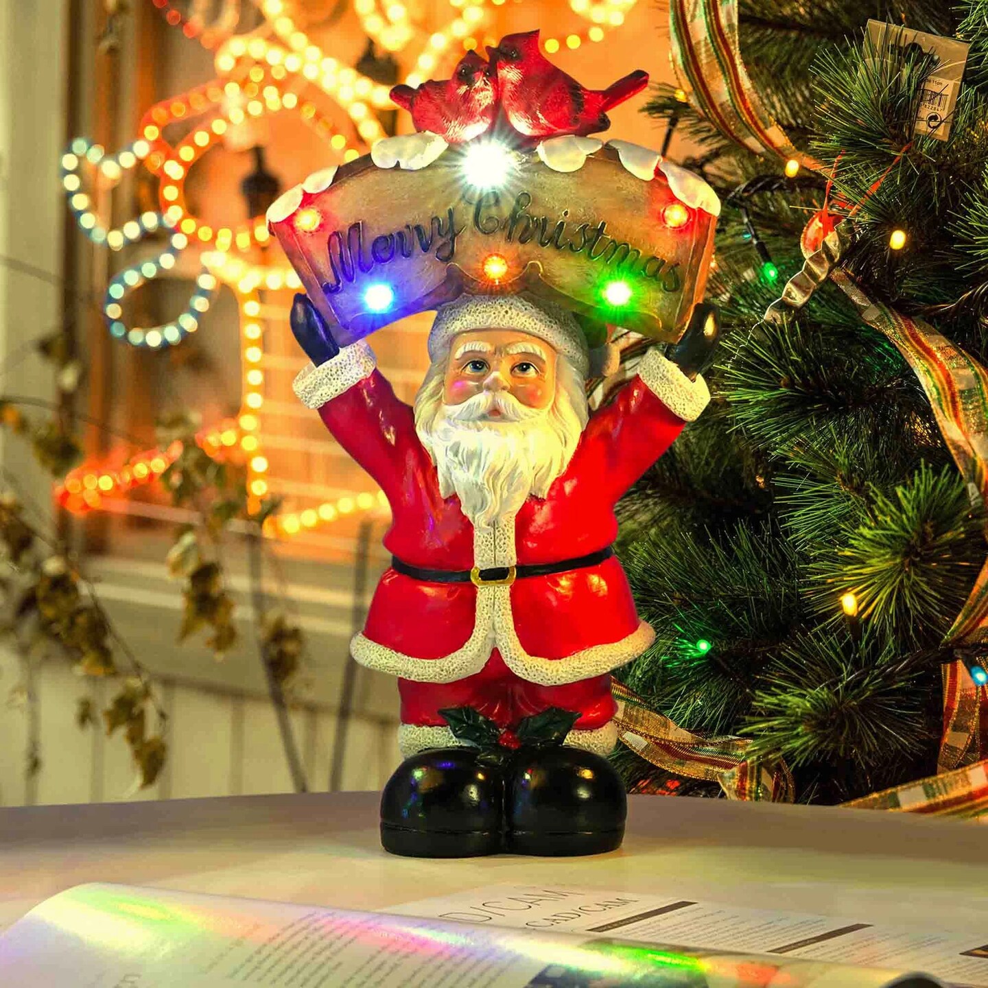Christmas LED Lights Santa Claus
