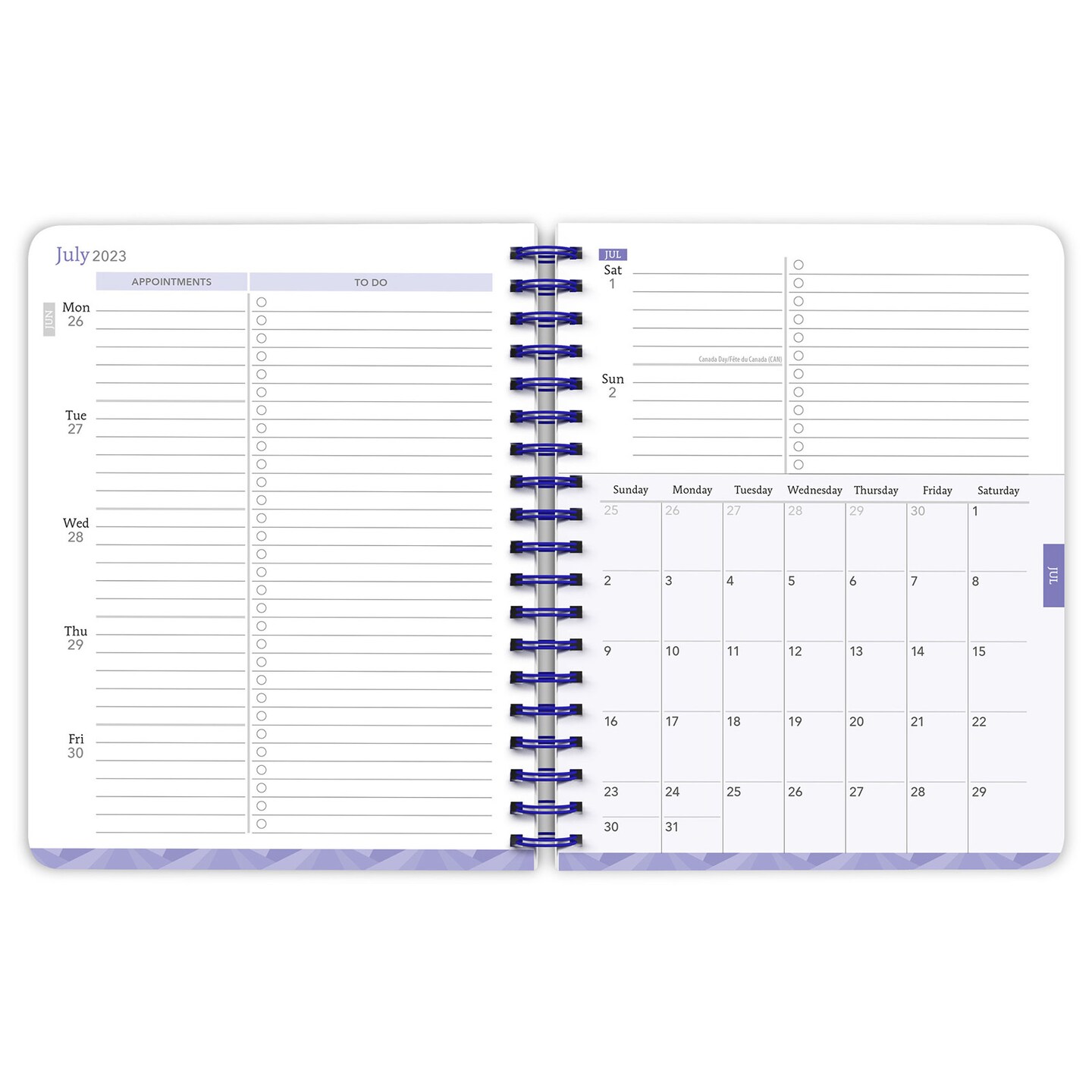 Floral Splendor | 2024 6 x 7.75 Inch 18 Months Weekly Desk Planner | July 2023 - December 2024 | StarGifts | Planning Stationery