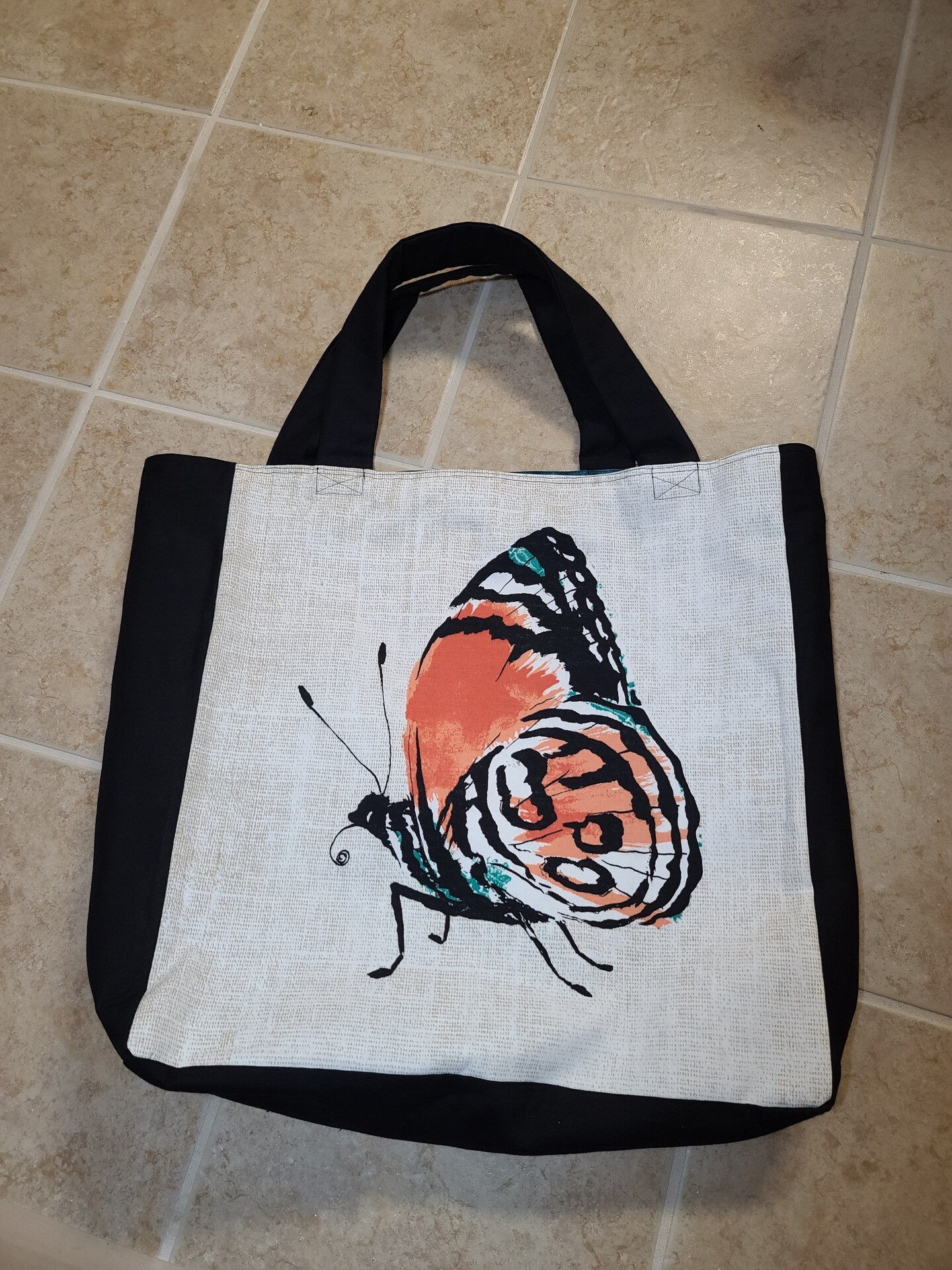 Butterfly Canvas Tote Bag MakerPlace by Michaels