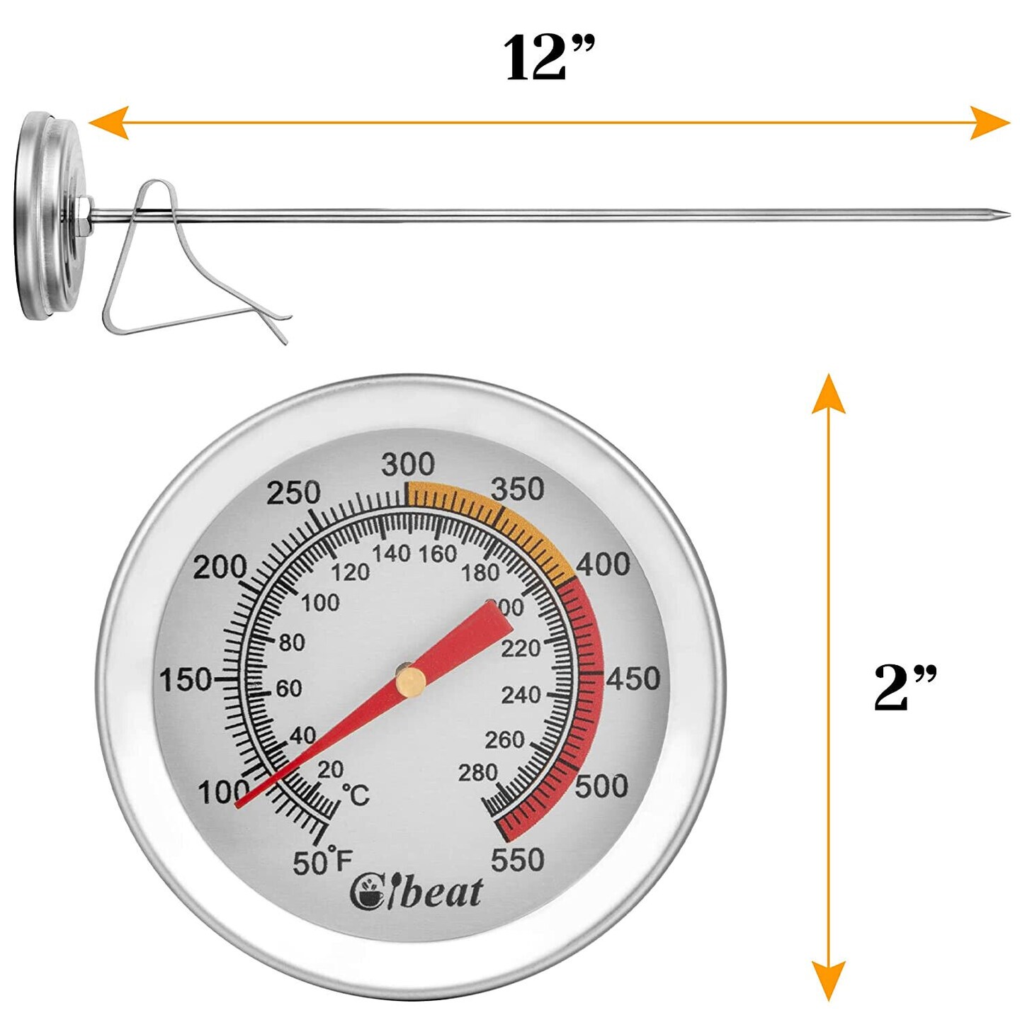 DEEP FRY THERMOMETER 12