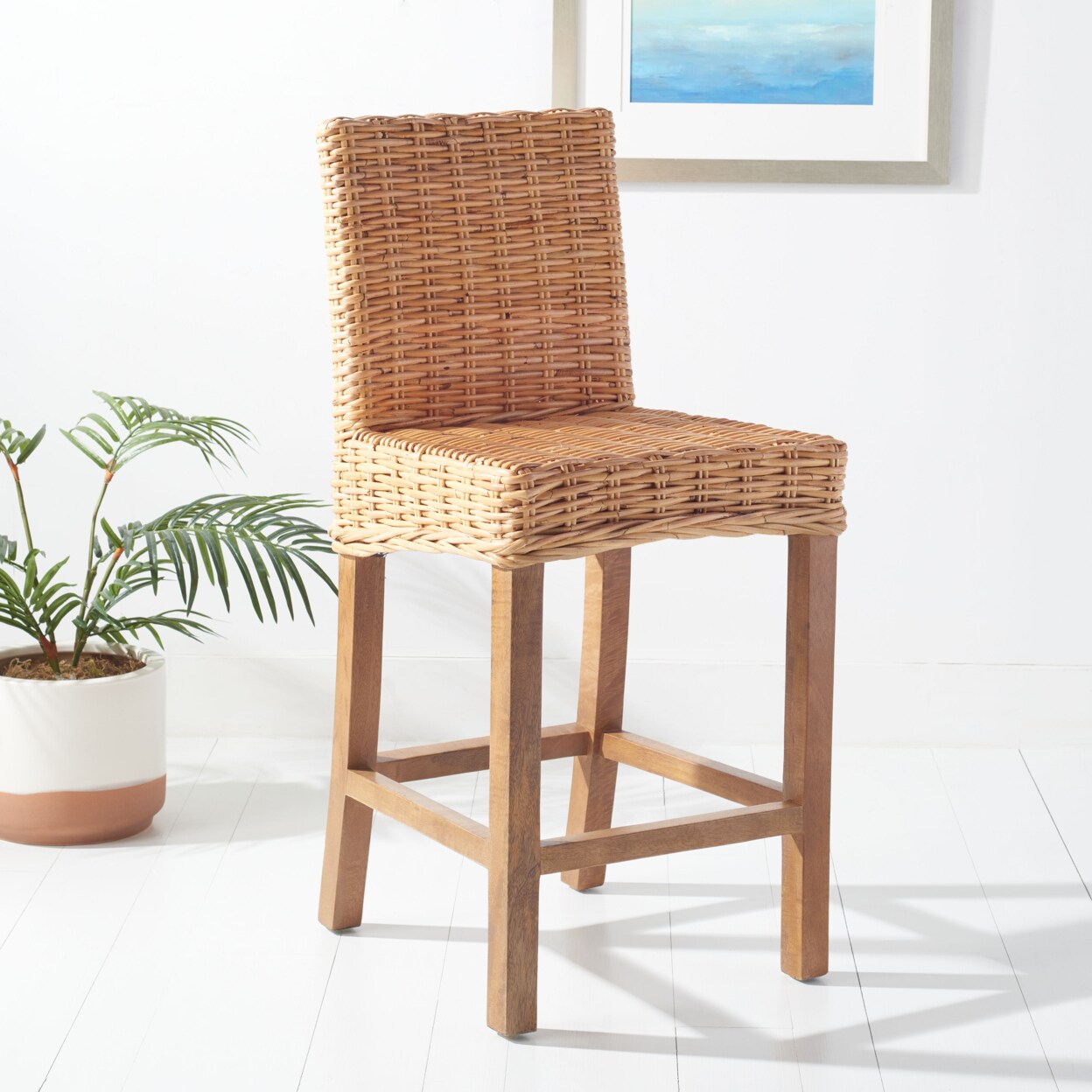 Coastal cottage counter stools hot sale