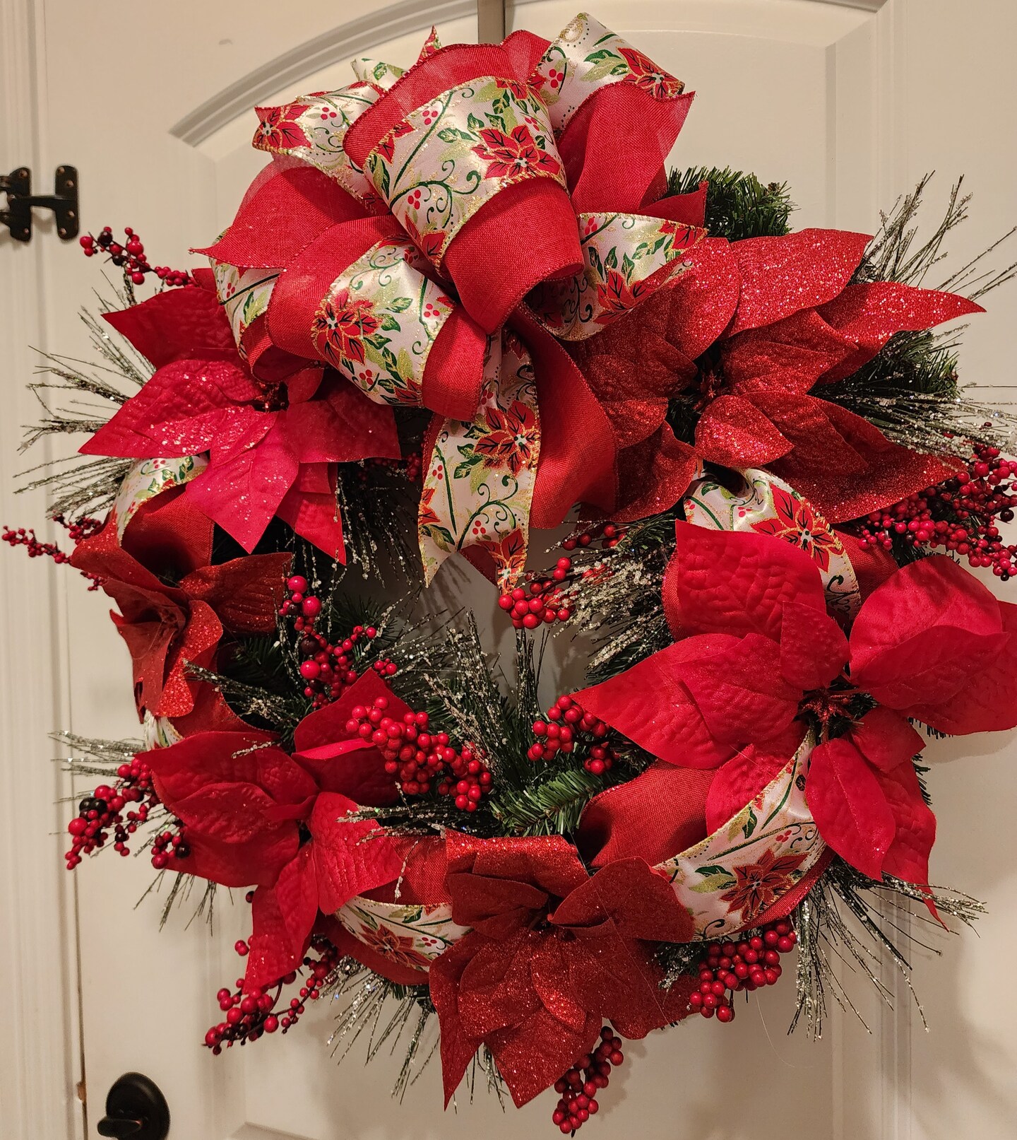 Merry Christmas wreath gingerbread Christmas wreath door hanger