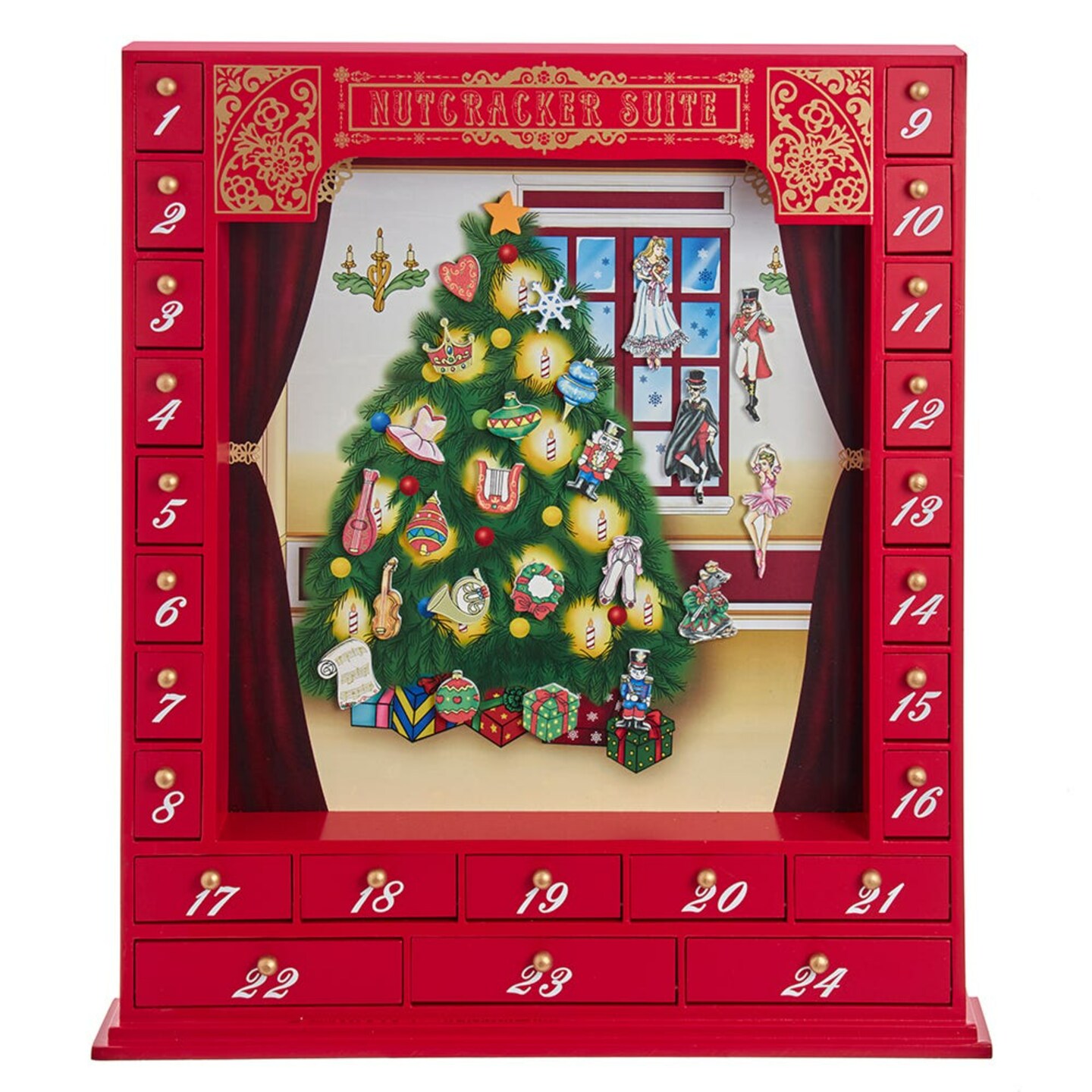 KSA Nutcracker Suite Christmas Advent Calendar - 17.5&#x22;