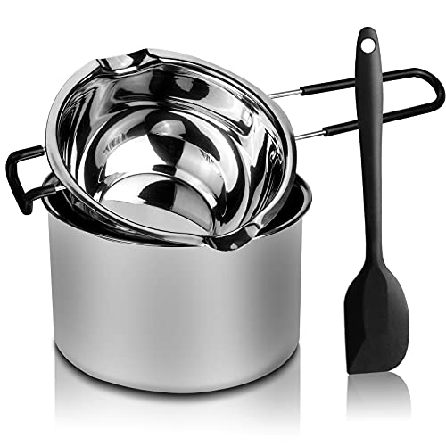 Chocolate Melting Pot for Melting Chocolate,Stainless Steel Pot for Melting  Butter, Cheese, Candy and Candle Making 