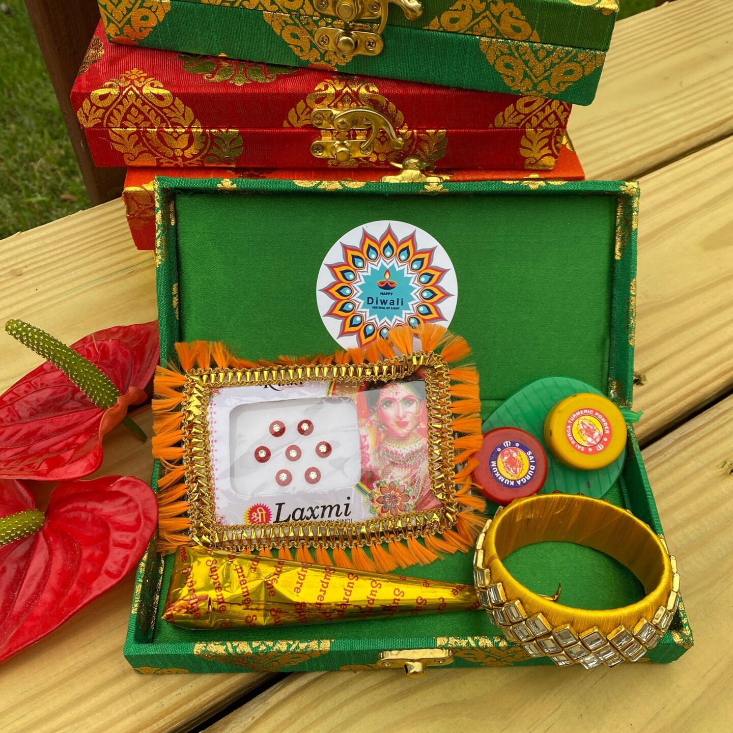 Customised Gift Box Indian Ethnic Peacock Traditional Diwali Mughal Palace  Festive With Name – PaperKaite