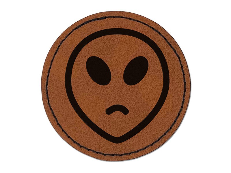 ➤ Cool Emoji Alien Iron on Patch | Large patches for jackets