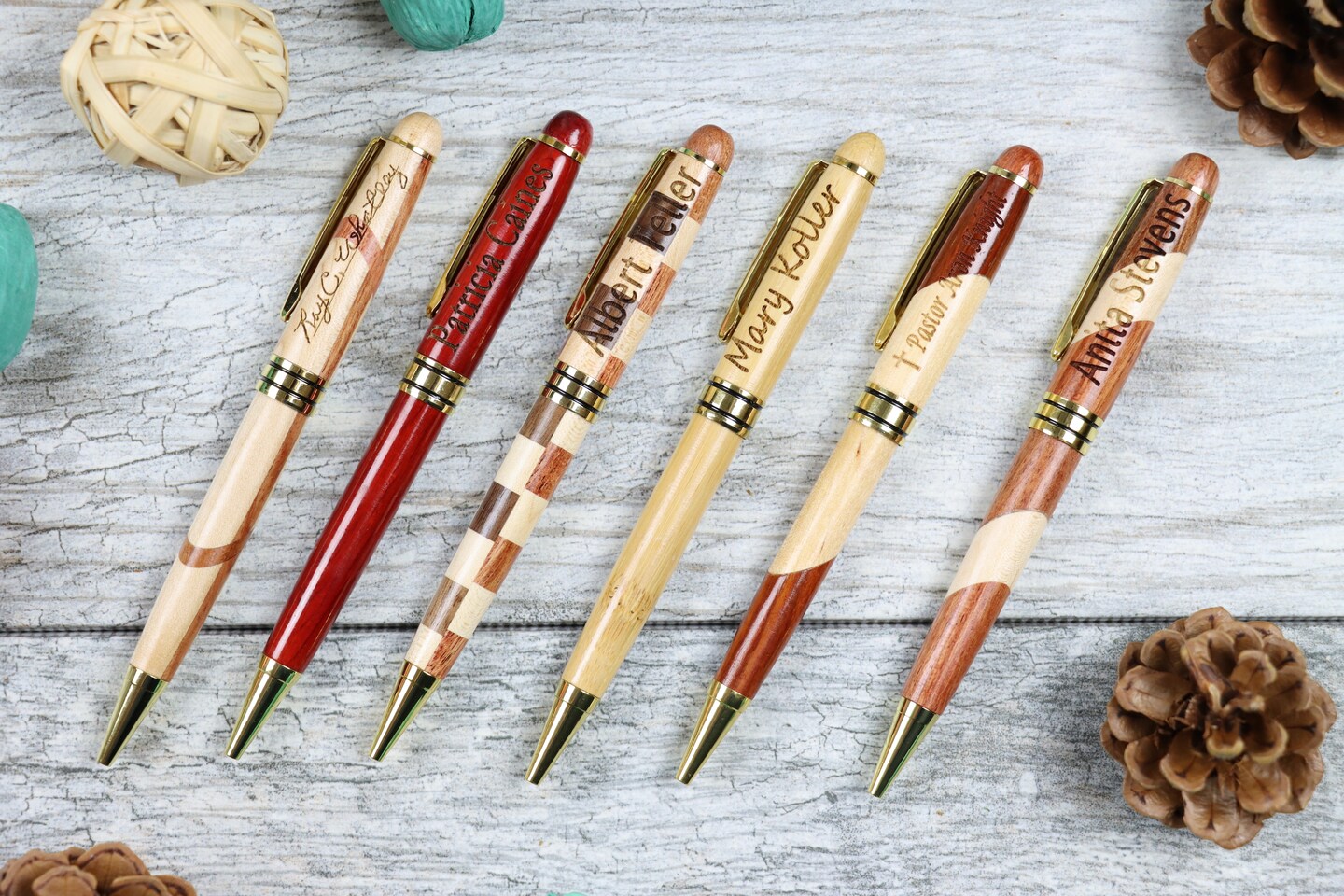 Gifts Infinity® Bamboo Wood Pens. (Single, Bamboo)