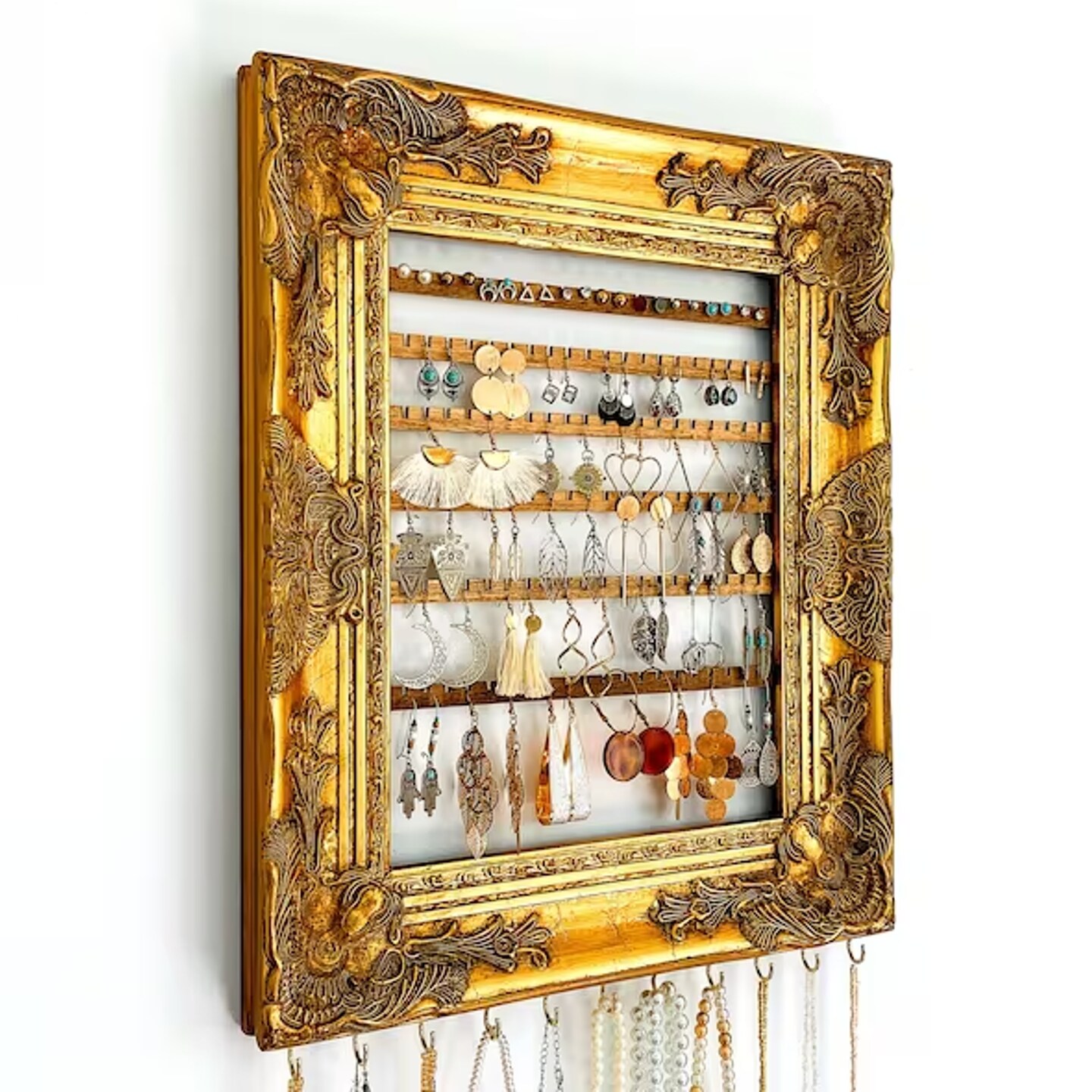 Hanging Jewelry Organizer Frame