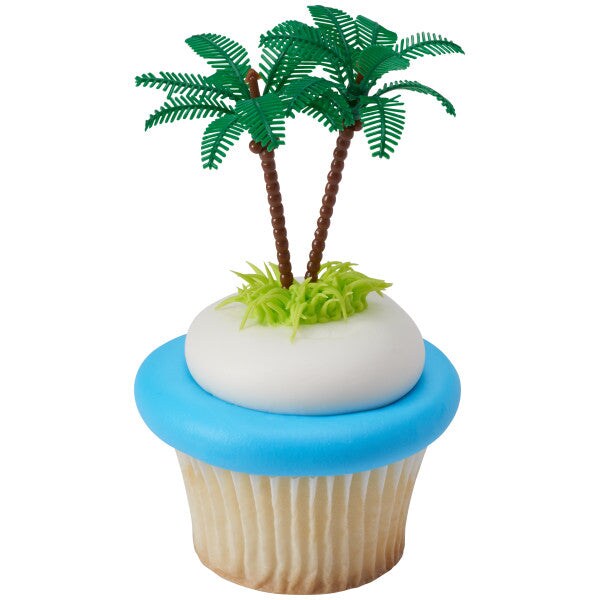 Palm Trees DecoPics Cupcake Decoration, 12ct