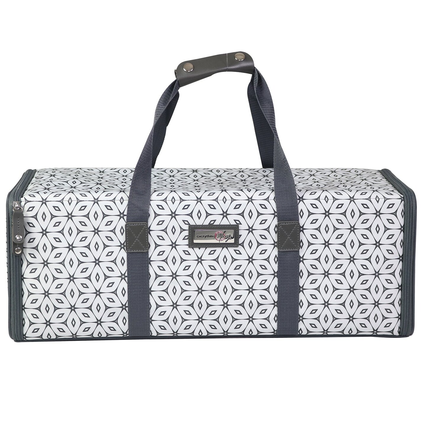 Die Cut Carrying Carrying Case for Cricut Explore & ScanNCut DX, Grey Geometric