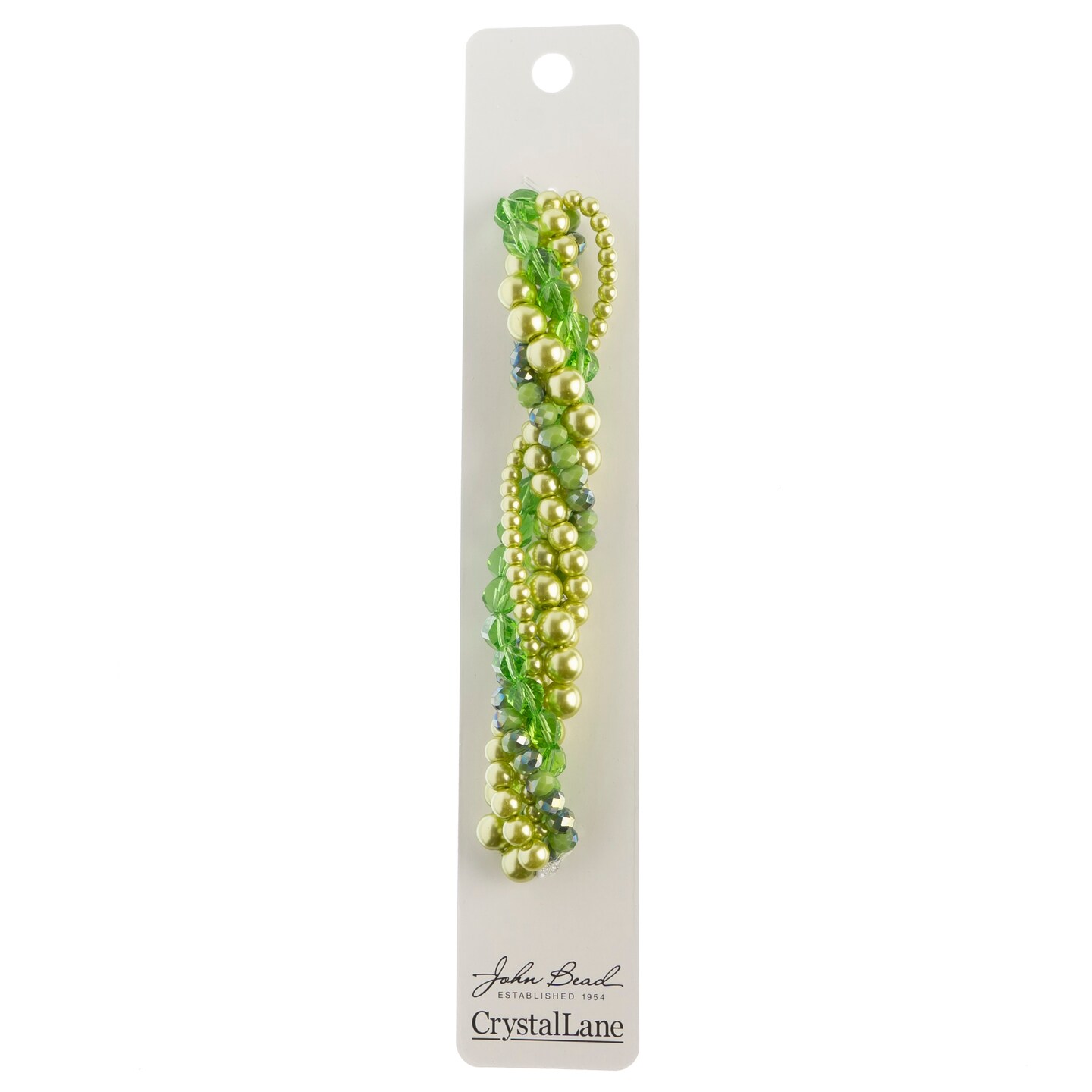Crystal Lane DIY Zinnia Twisted Glass &#x26; Pearls Beads, 5 Strands