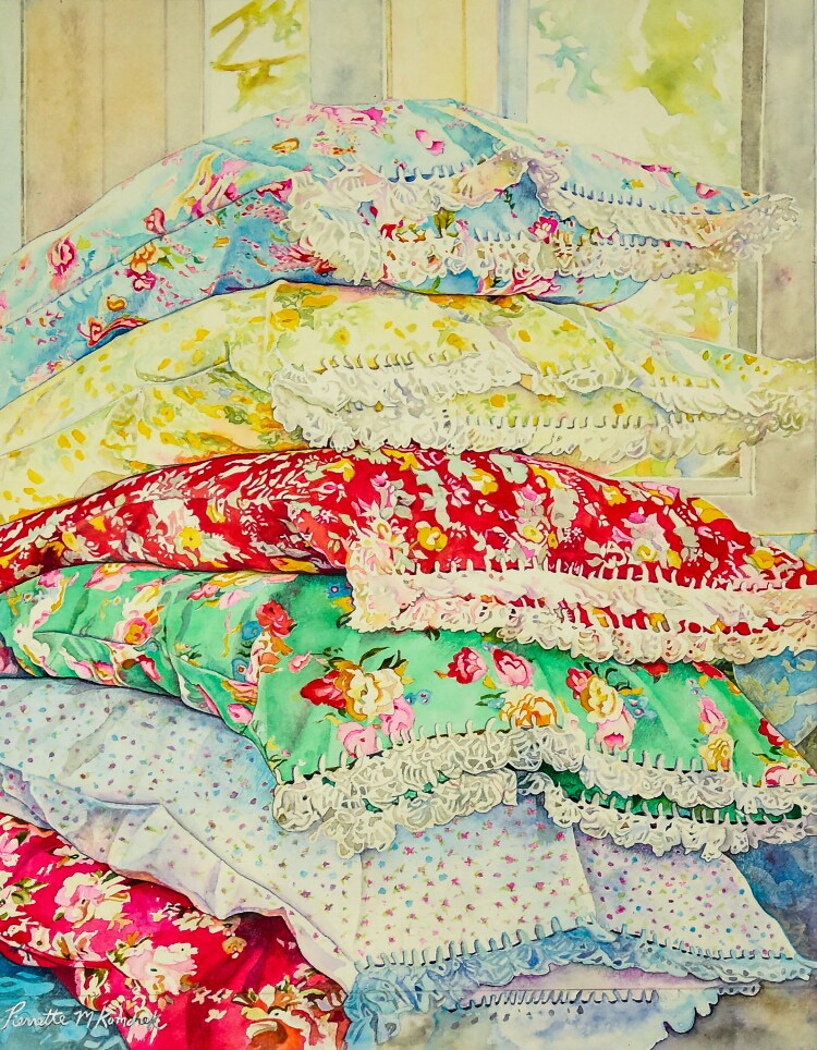 Vintage floral cheap pillowcases