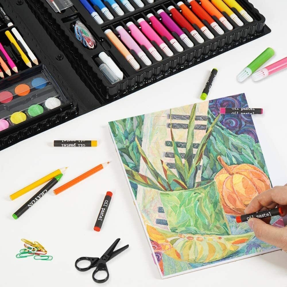 150-Piece Art Set for Kids Teens and Adults Includes Drawing and Painting Supplies
