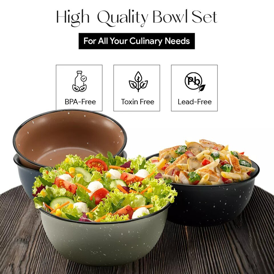 American Atelier Cereal Bowls Set of 4, 19-Ounce Microwave, and Dishwasher Safe