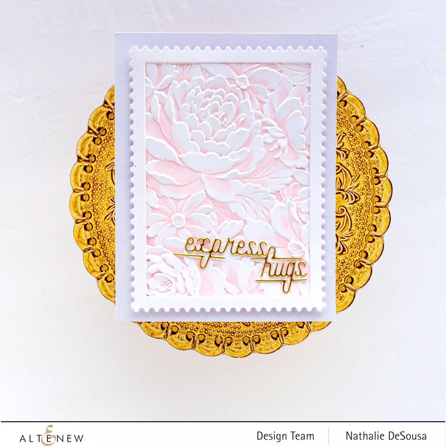 Flower Bed 3D Embossing Folder