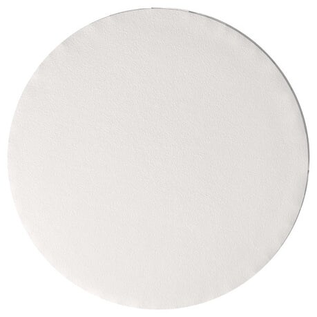 10&#x22; Round white Foil Cake Board Drum