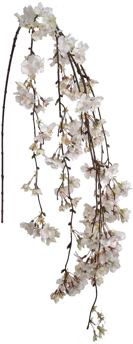 Elegant Floral Charm 60-Inch Hanging Cherry Blossom - Beautiful Artificial Flower Garland for Home and Event Decorations - Enhance Your Space with Captivating Blossoms, Floral Home by Artificial Flowers