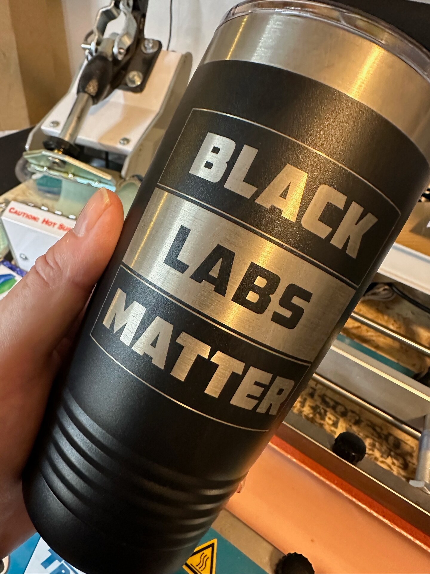 Show Off Your Love For Those Lovable Furballs With Our "black Labs Matter" Mug