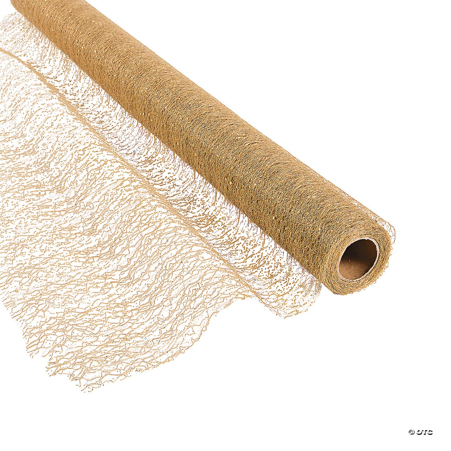 Gold Glitter Fabric Roll