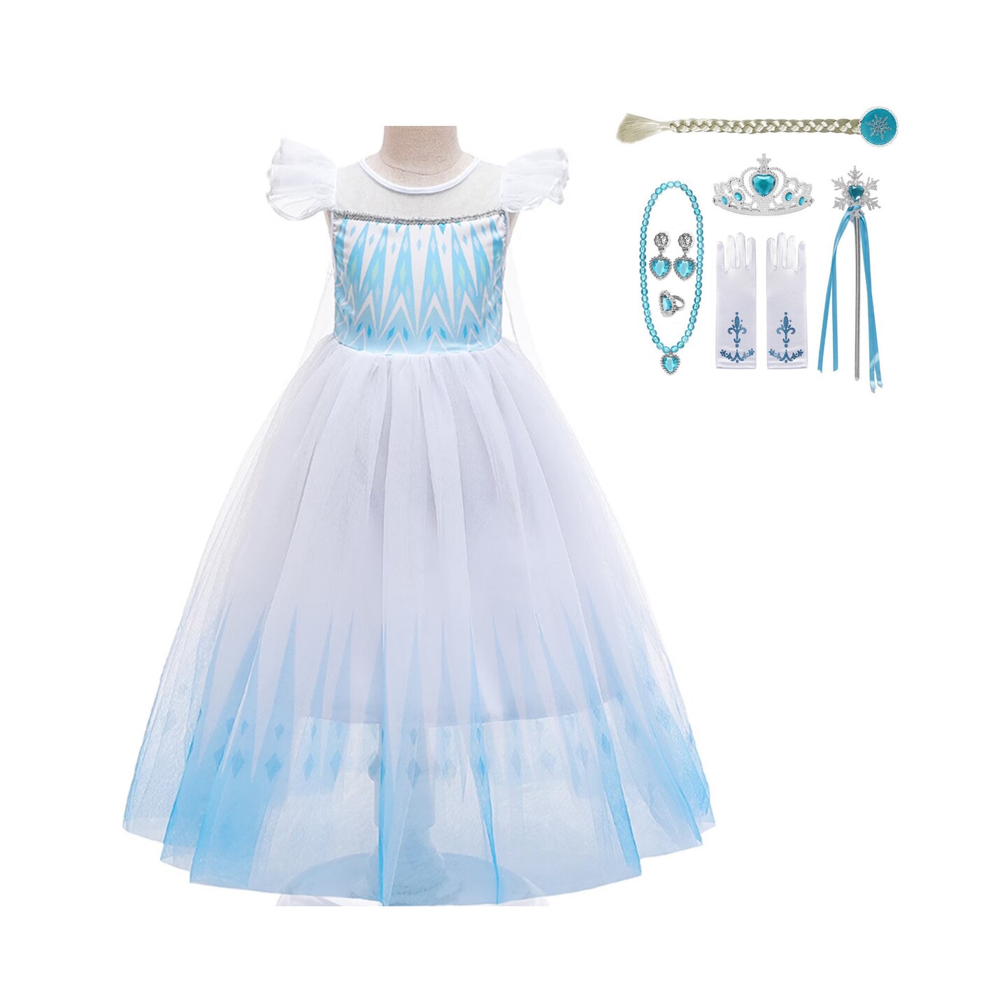 Elsa dress, accessories and tote bag, Elsa Frozen 2 dress, Frozen dress ...