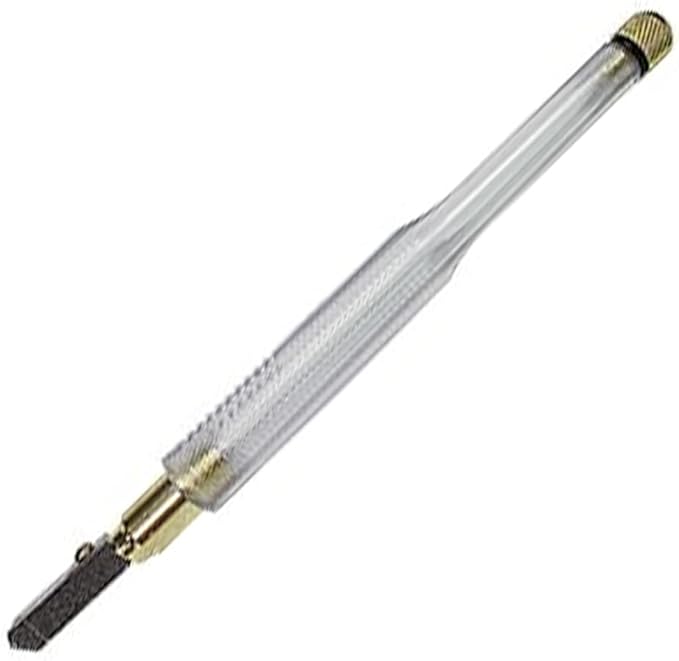 Rainbow Art Glass Tungsten Carbide Pencil Grip Oil-Fed Glass Cutter