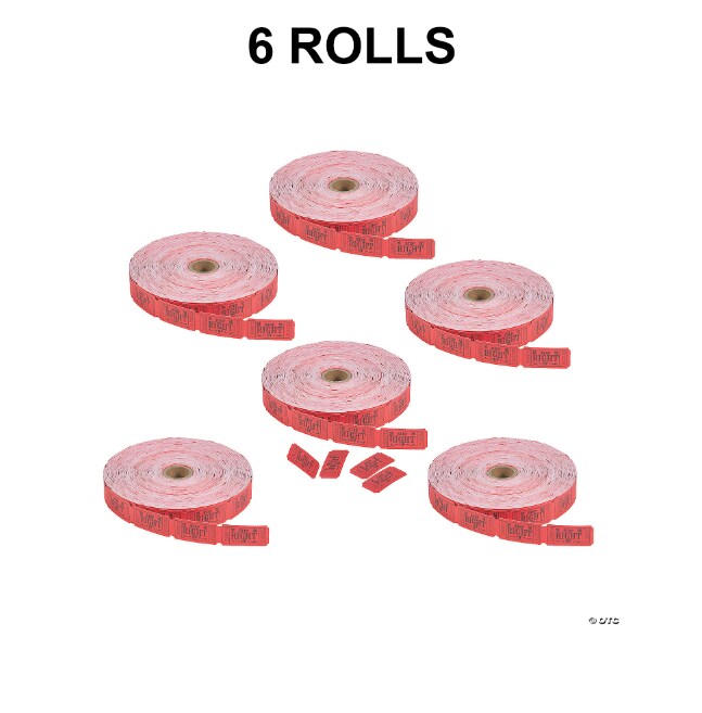 Carnival Roll Tickets Bulk 12000 Pc.