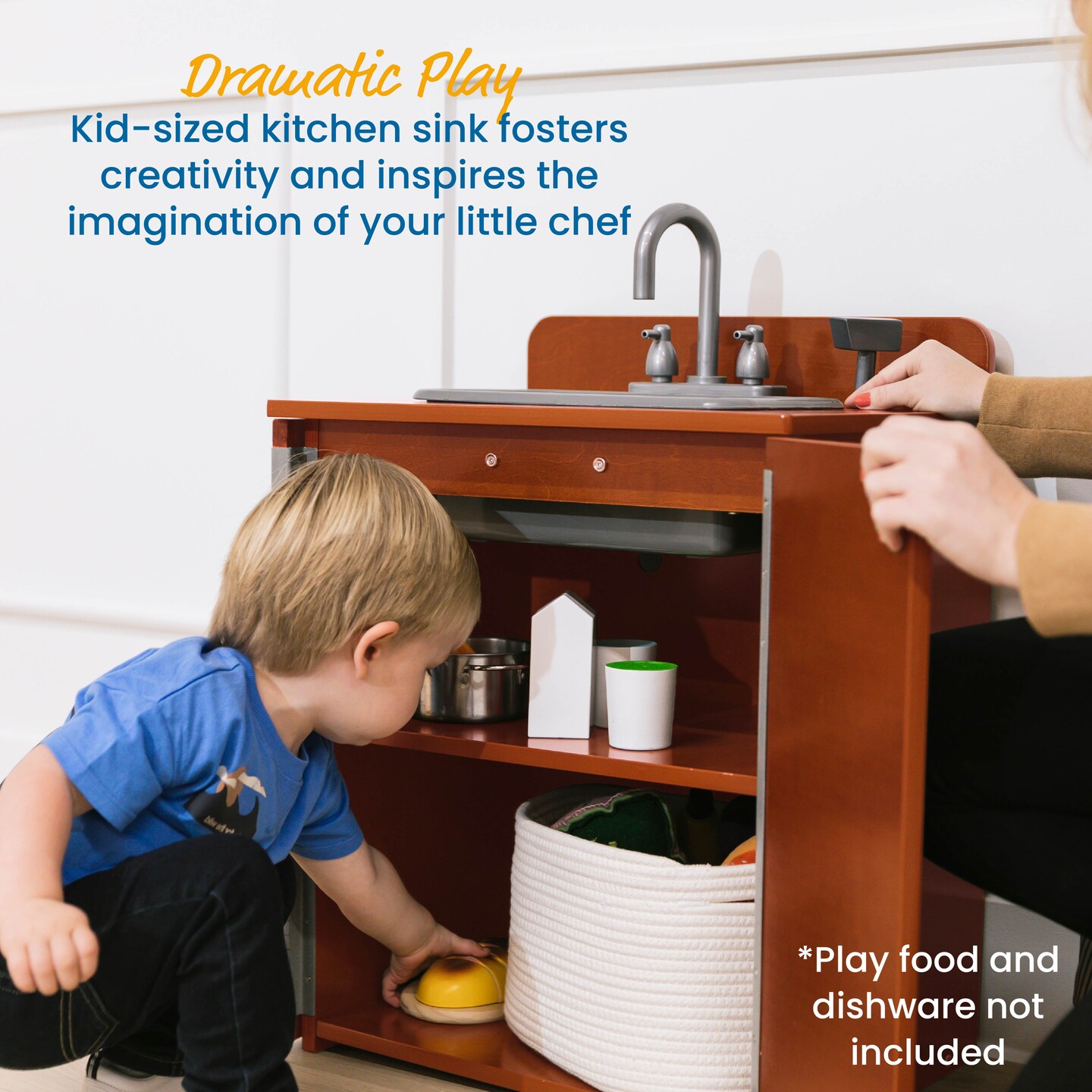 Play Kitchen Sink, Wooden Playset