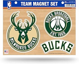 Bucks Die Cut Team Magnet Set Sheet, 8.5 x 11&#x22;