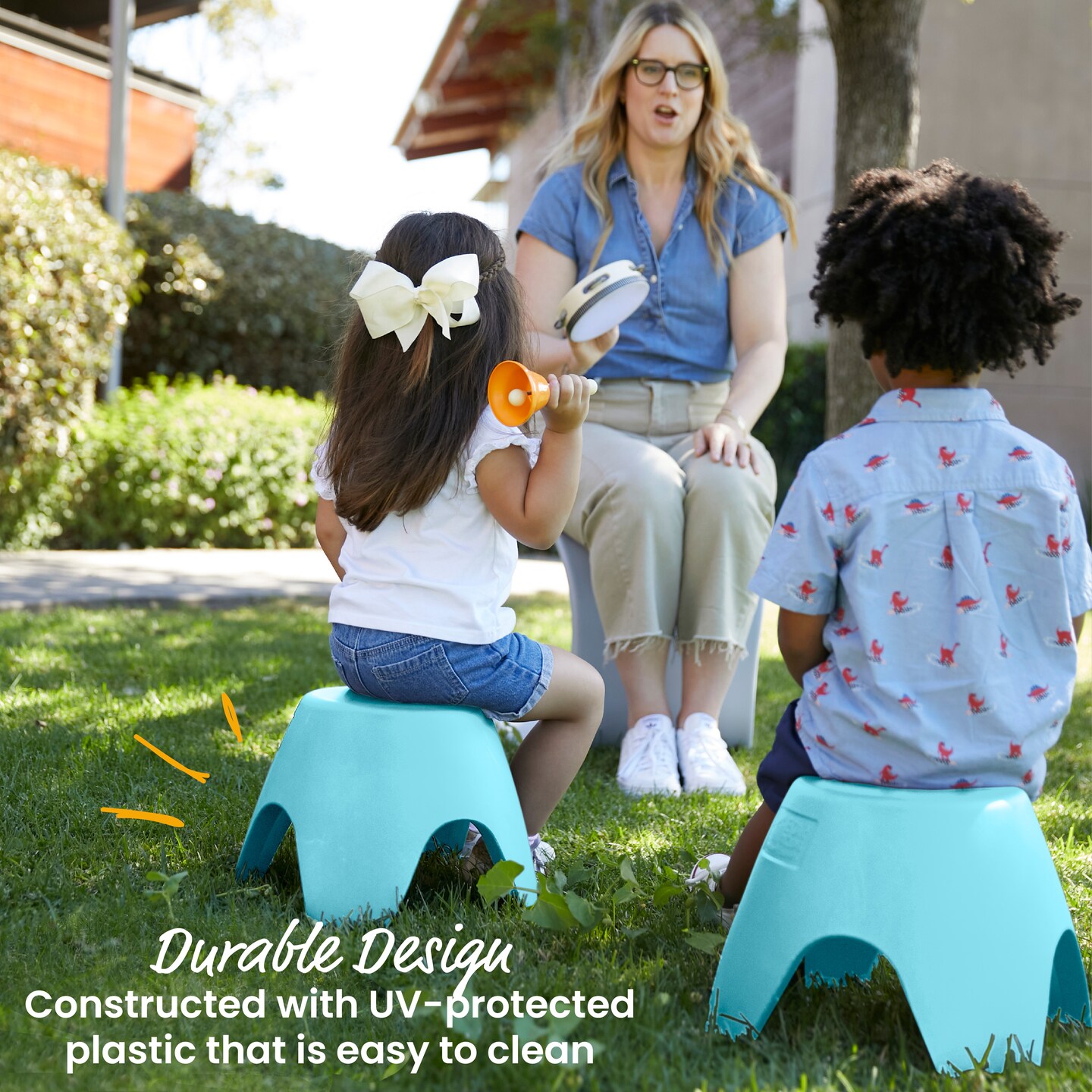 Ayana Stool Set, Flexible Seating, 4-Pack