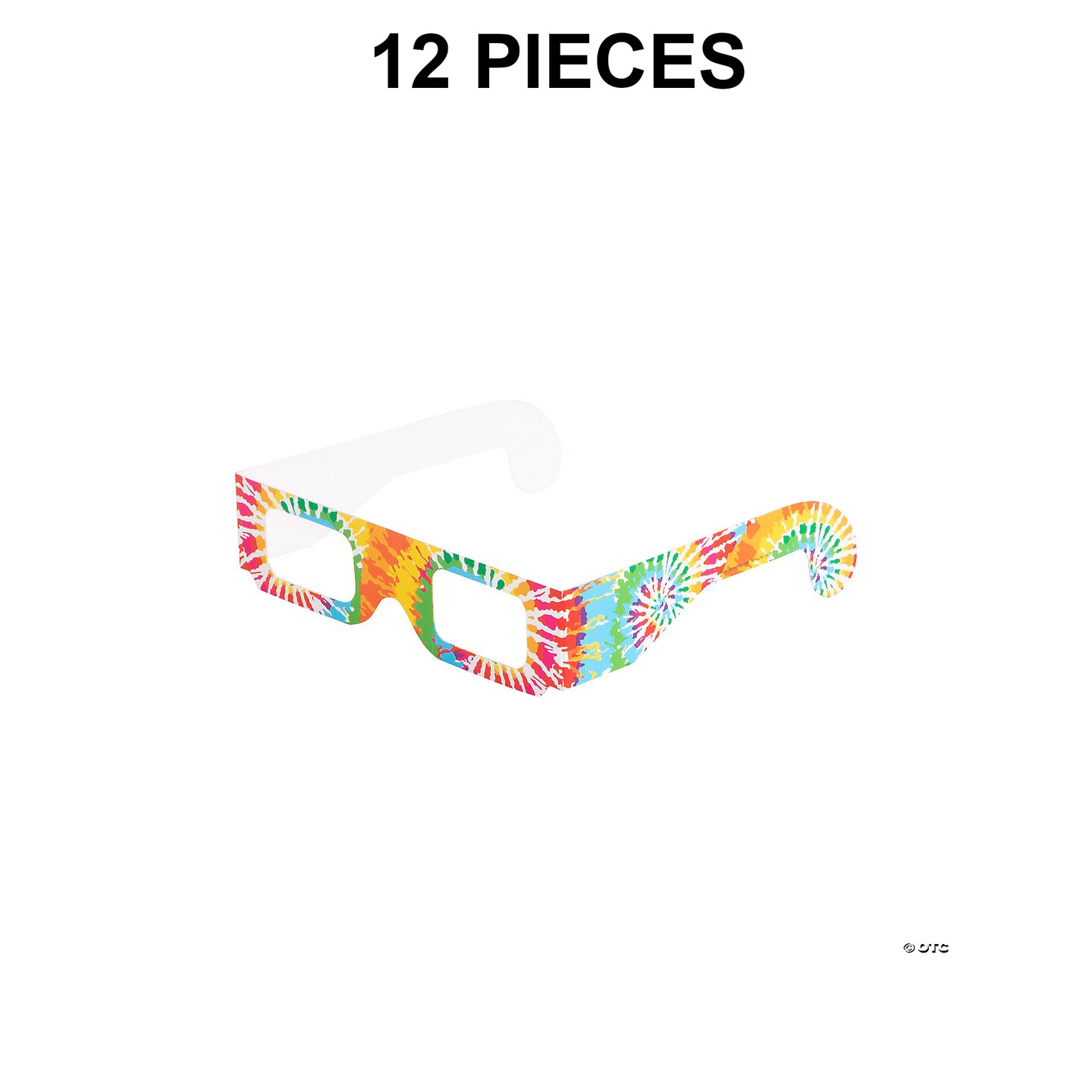 Tie-Dye Diffraction Glasses- 12 Pc.