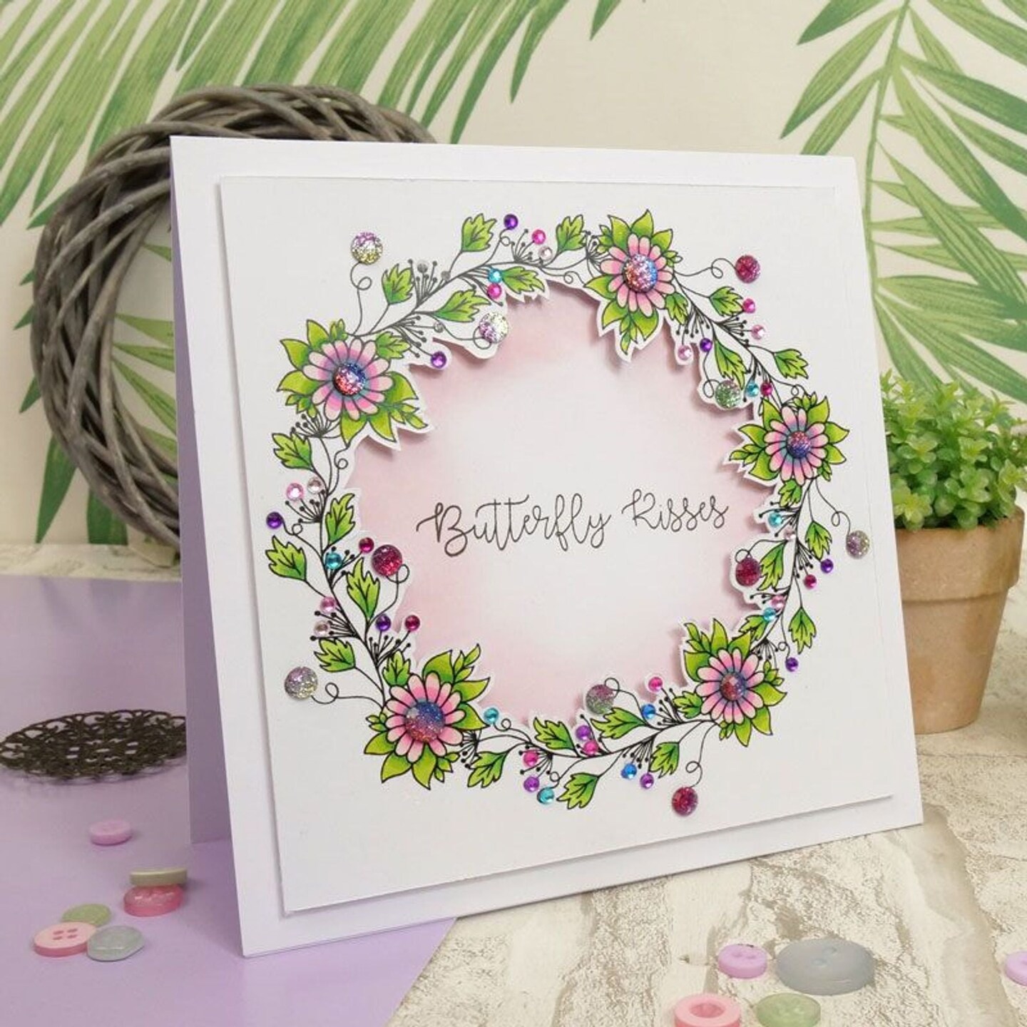 Hunkydory Crafts Diamond Sparkles Gemstones - Glitter Ombre - Rainbow