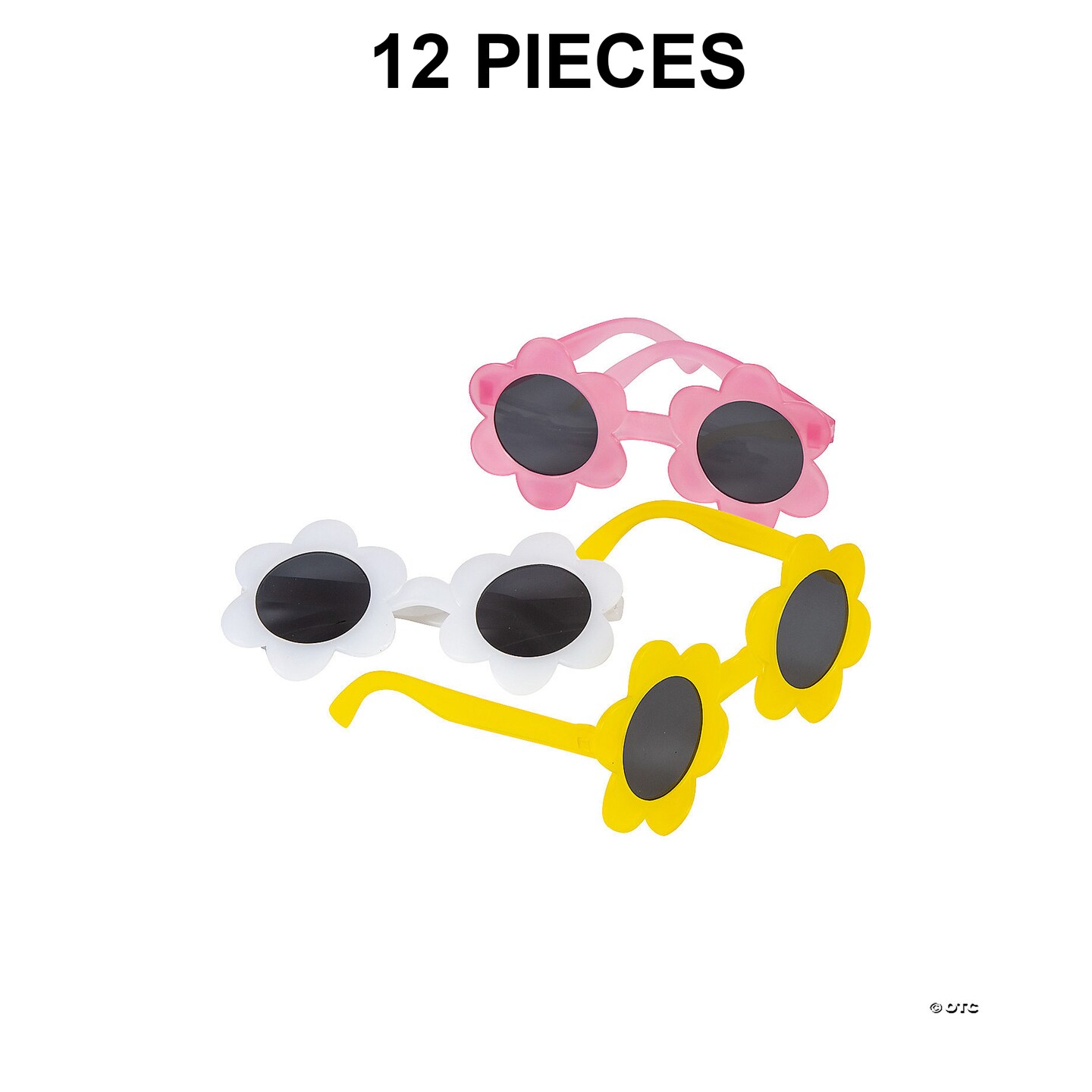 Kids Flower-Shaped Sunglasses - 12 Pc.