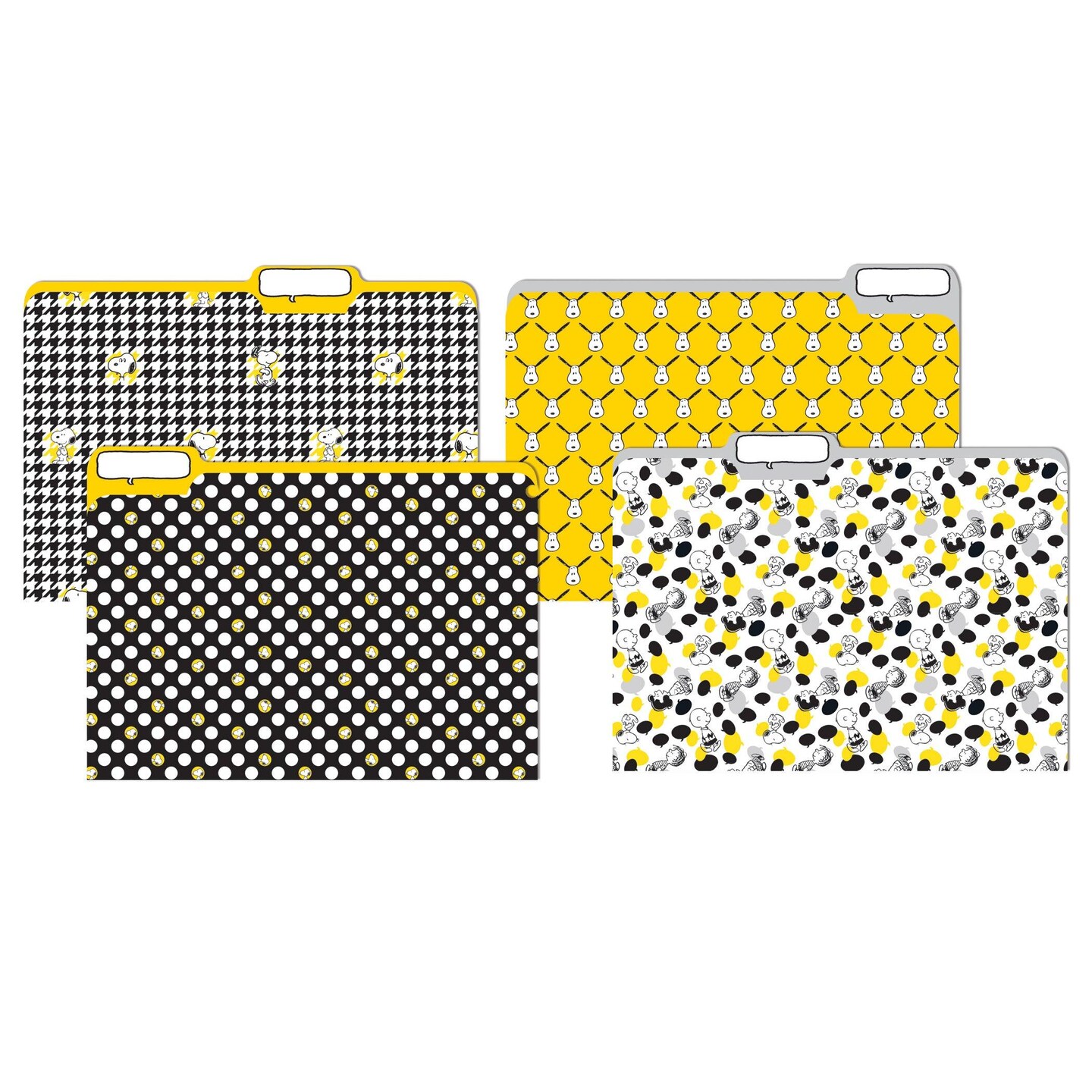 Peanuts&#xAE; Touch of Class File Folders, 4 Per Pack, 6 Packs