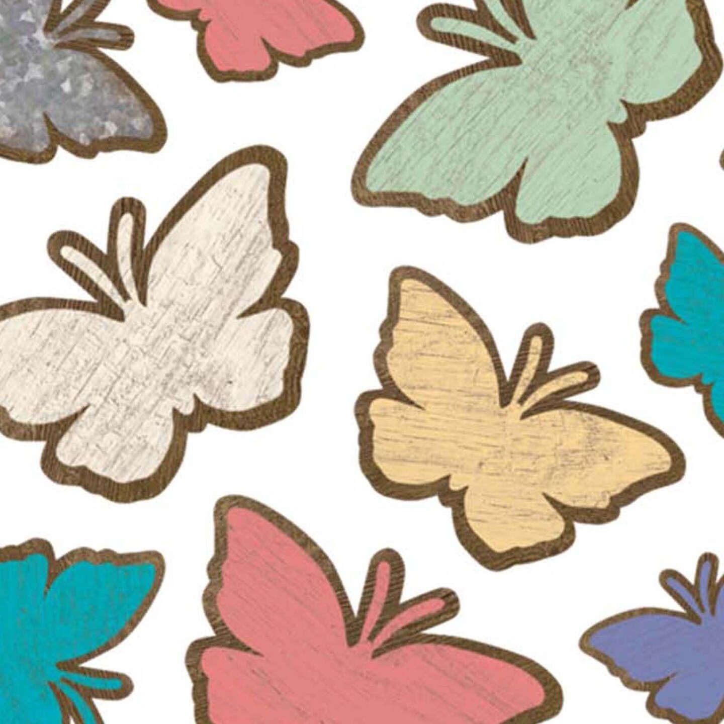 Home Sweet Classroom Butterflies Stickers, 120 Per Pack, 12 Packs