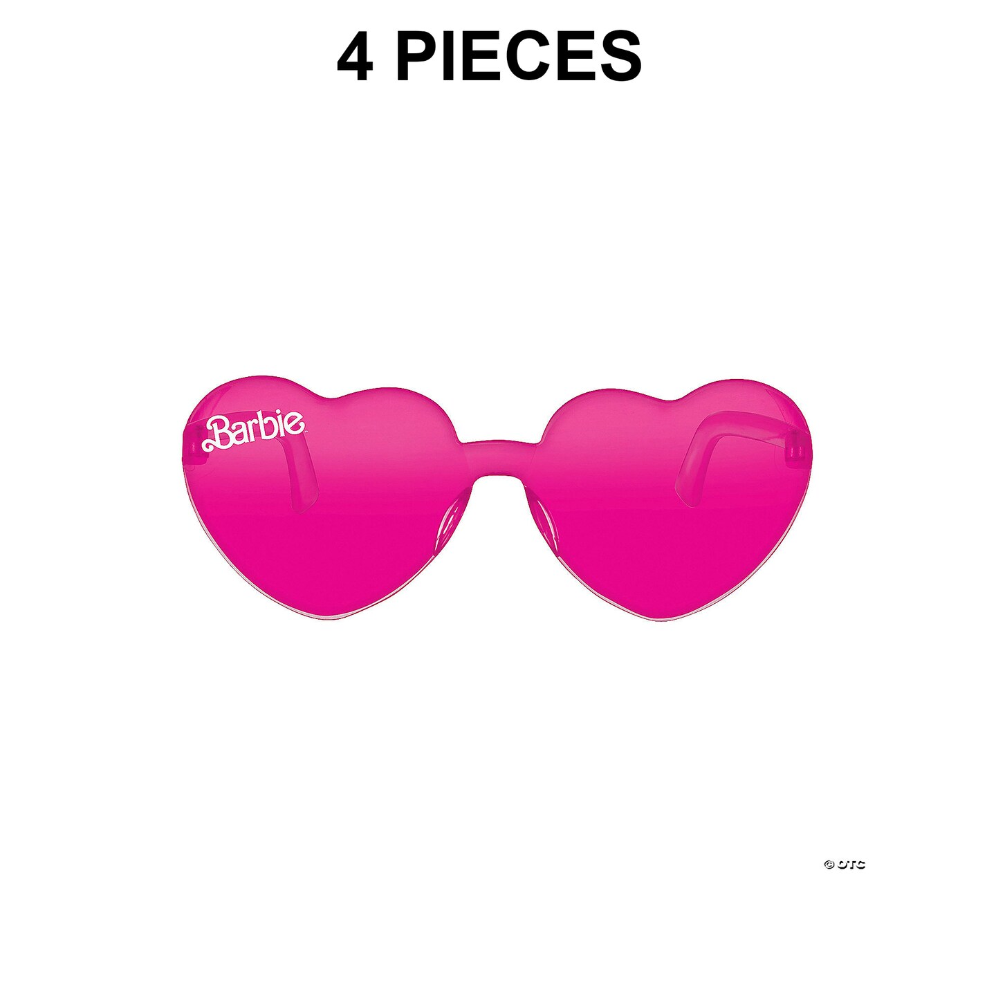 Adults Barbie&#x2122; Pink Glasses - 4 Pc.