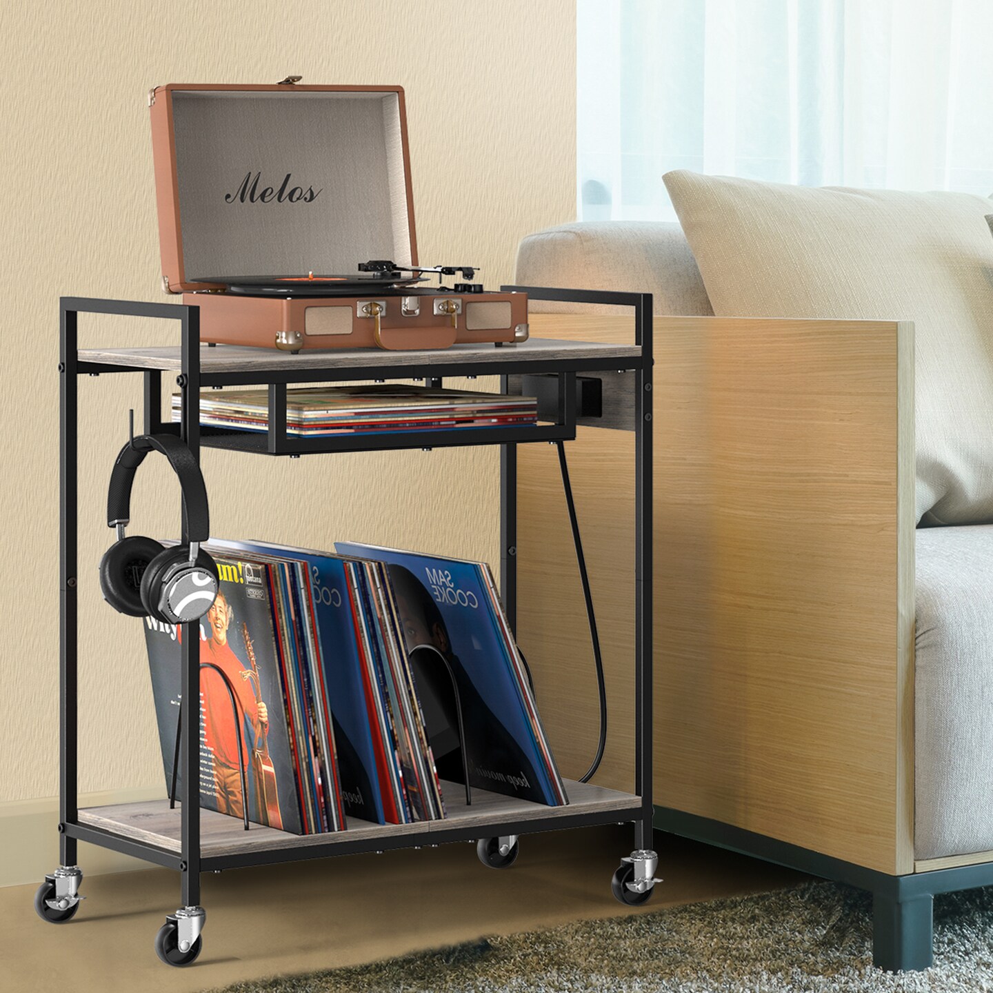 Record Player Stand Vinyl Record Stand