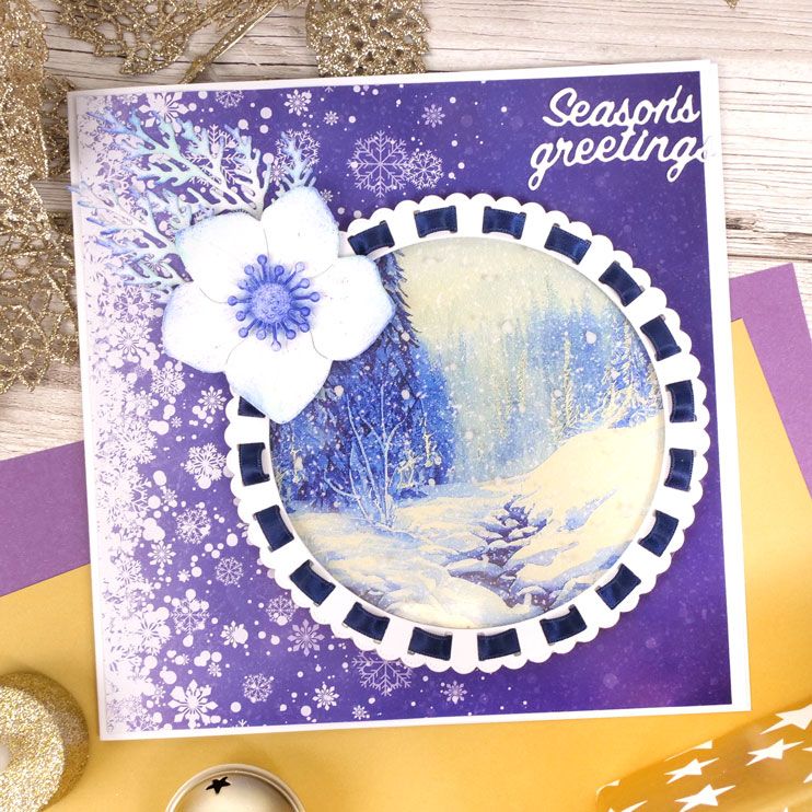 Hunkydory Crafts Moonstone Dies - Ribbon Threading Nesting Frames - Circles
