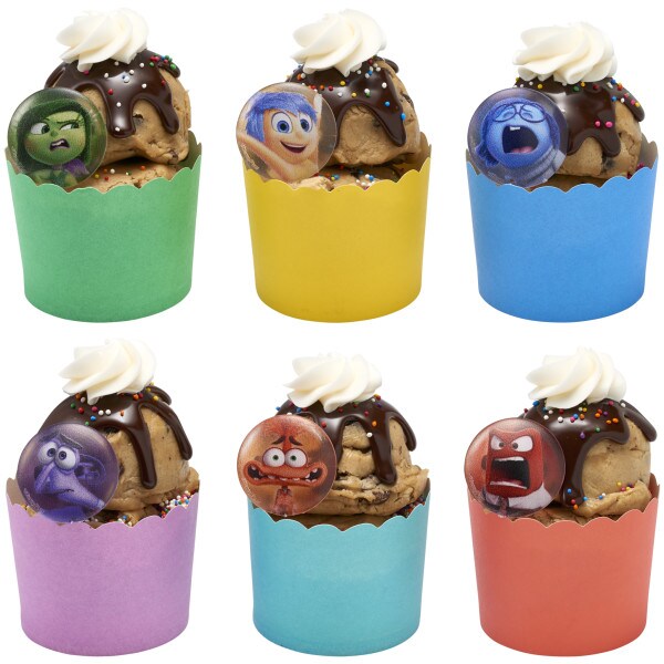 Disney and Pixar&#x27;s Inside Out 2 Bursts of Emotion! Cupcake Rings 24ct