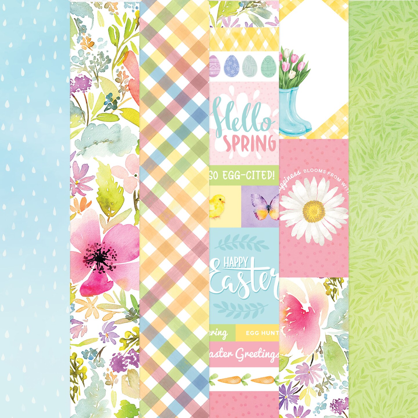EASTER PATTERN 12 X 12 SCRAPBOOK PAPER SET Michaels easter-pattern-12-x-12-scrapbook-paper-set-michaels