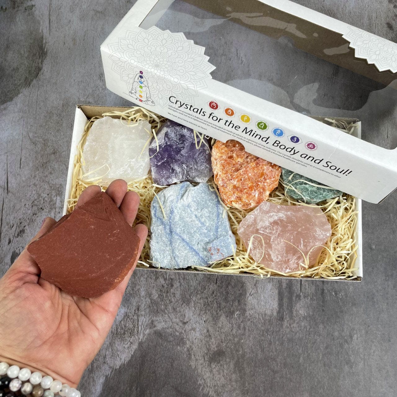 Raw Chakra Stones Set (7 Crystals) Michaels