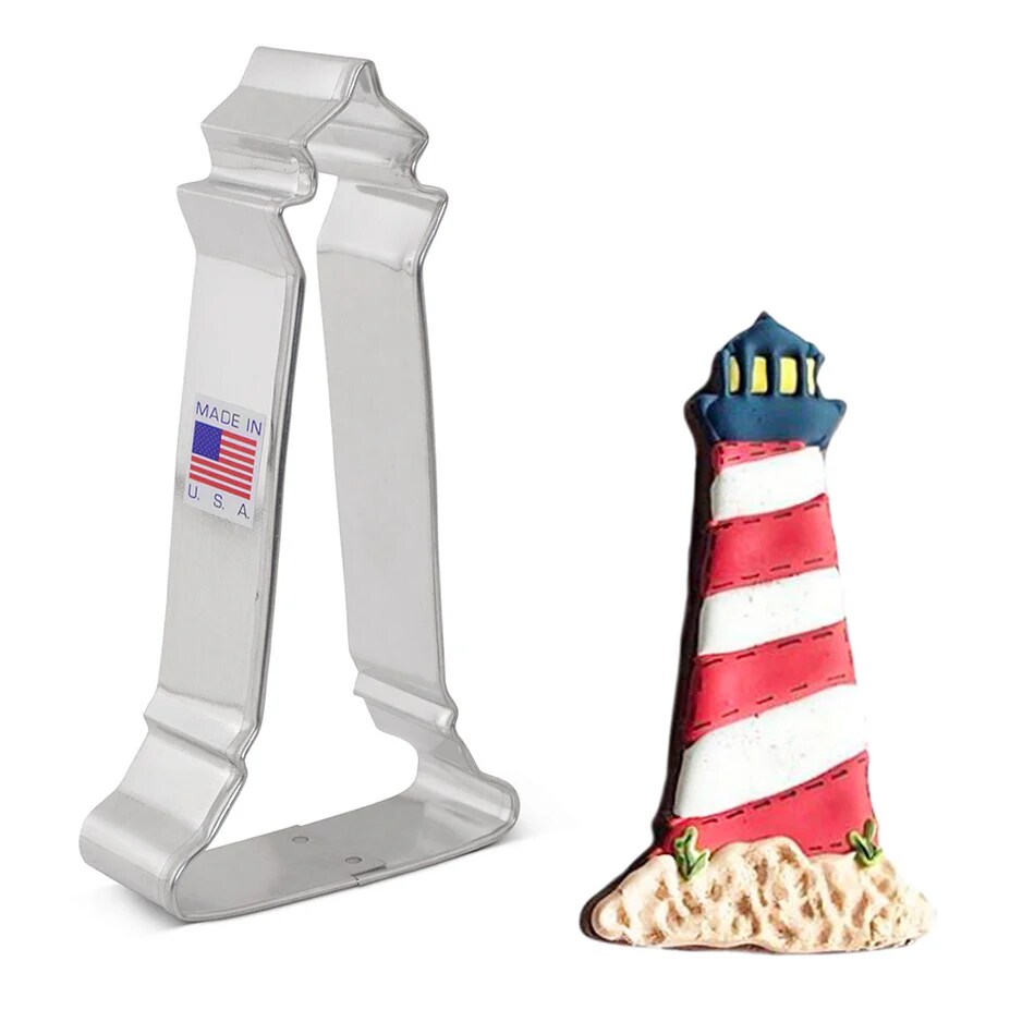 Ann Clark Lighthouse Cookie Cutter 4 3/4&#x22; x 2 1/2&#x22;