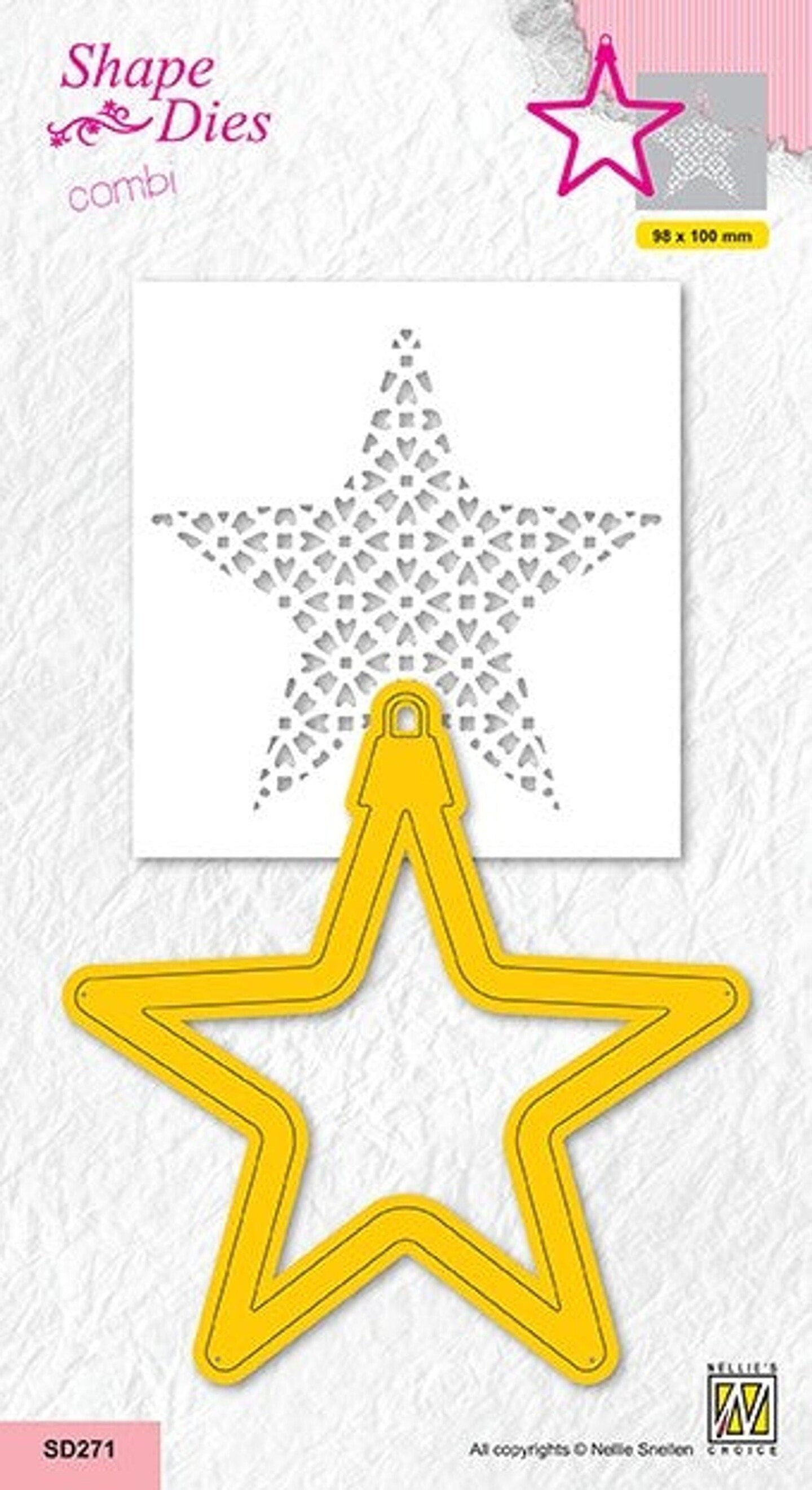 Nellie's Choice Shape Die - Christmas Ball With Inner Decor
