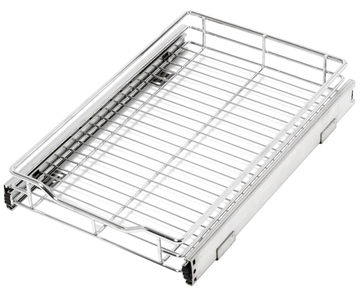 Smart Design Pull Out Cabinet Shelf - Small - 12 x 18 in. - Chrome