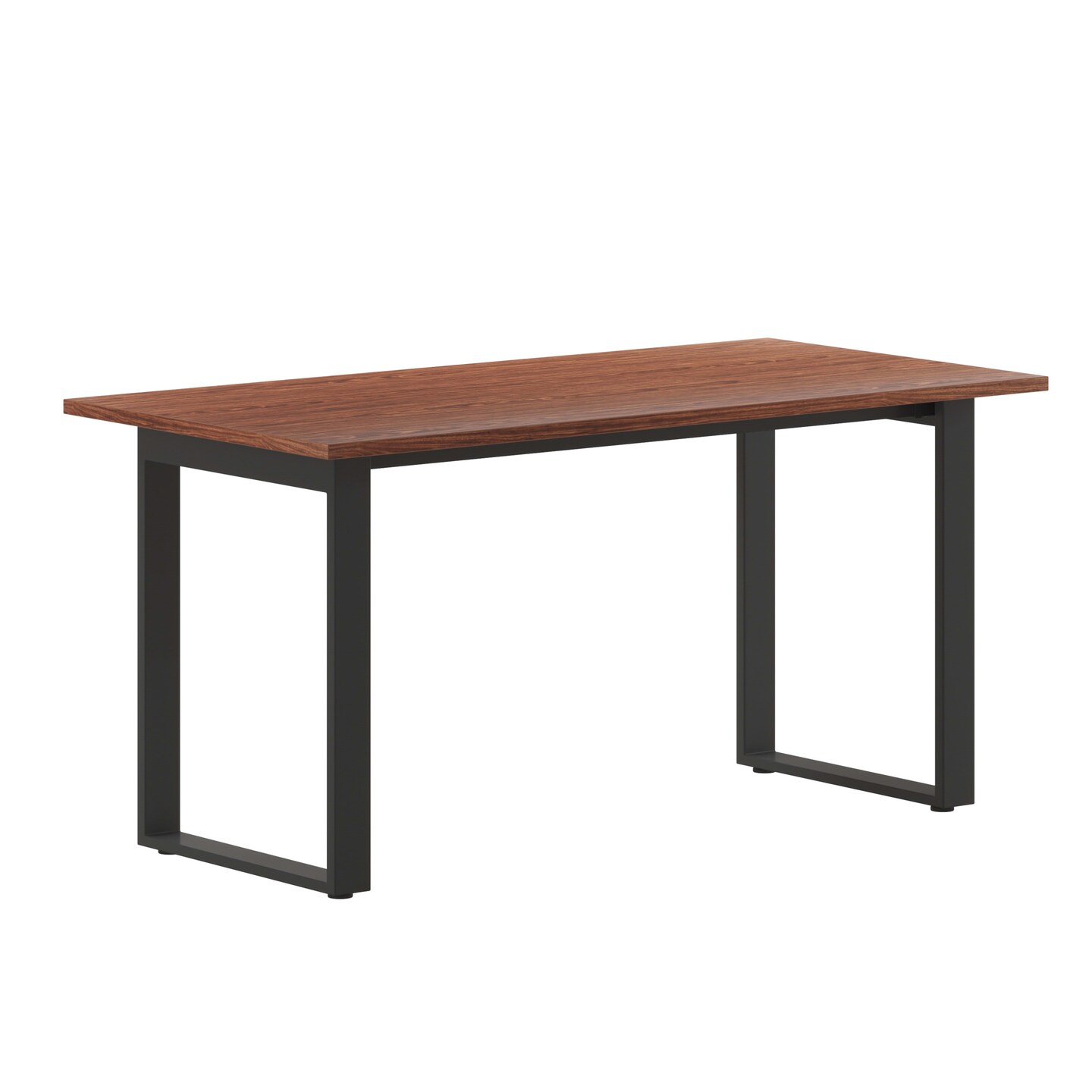 Emma and Oliver Remy 60x30 Dining or Gaming Table with Double Sided Laminate Table Top and Heavy Duty U-Frame Steel Base